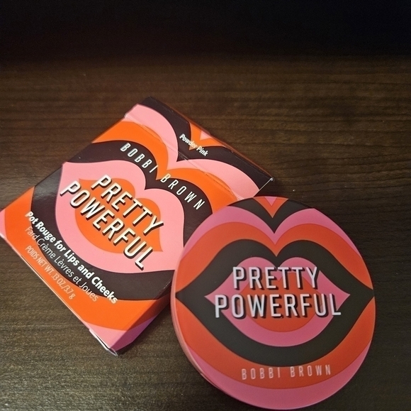 BOBBI Brown Pretty Powerful Pot Rouge for Lips & Cheeks in Powder Pink (NIB) - Picture 7 of 7
